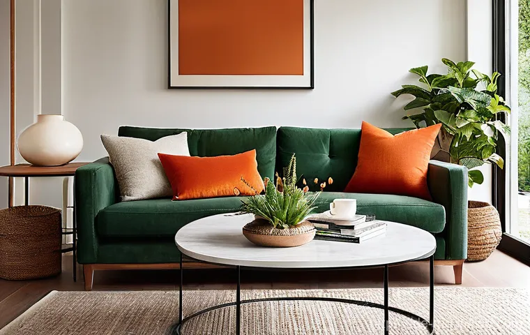 컬러테라피를 통한 창의력 증진 방법 - **A Vibrant and Inspiring Home Office for Creative Flow:**
    "A dynamic and motivating home office...